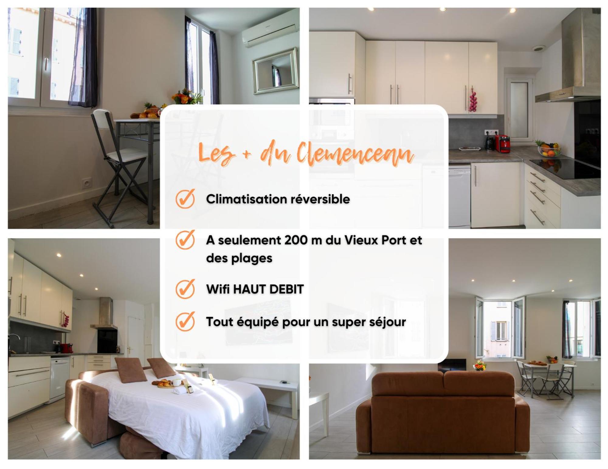 Le Clemenceau By Apirent #Cosy #200M Des Plages #Wifi 칸느 외부 사진
