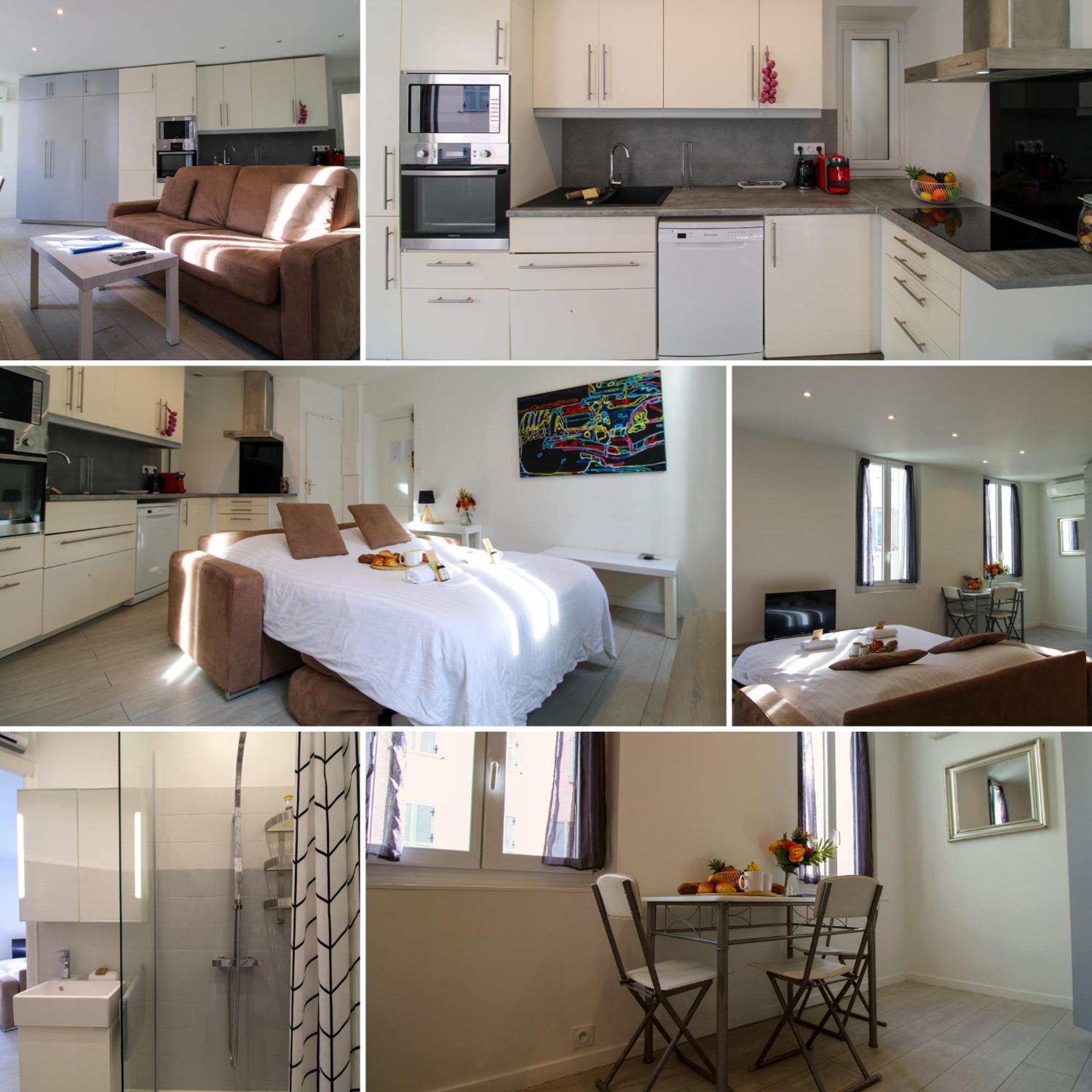 Le Clemenceau By Apirent #Cosy #200M Des Plages #Wifi 칸느 외부 사진